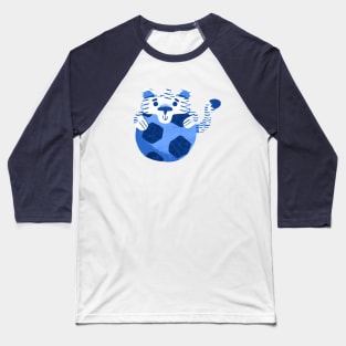 Tigers Love Soccer Baseball T-Shirt